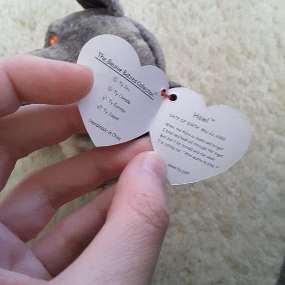Howl Beanie Baby Ty NWT - Picture 5 of 5